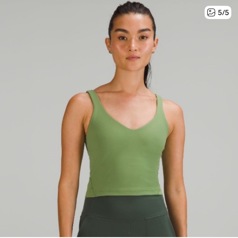 Lululemon Align Tank Top Size 2 Green